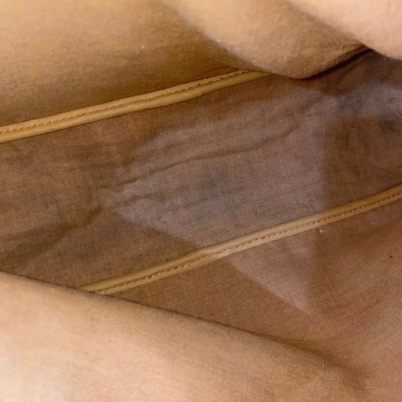 Authentic Pre-Owned Vintage Christian Dior Mustard Canvas Tote Bag - Picture 7 of 16